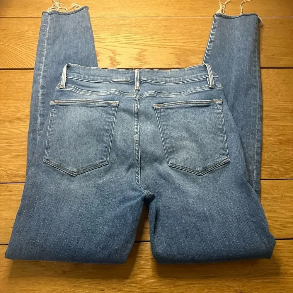 Frame le high skinny 28 distressed